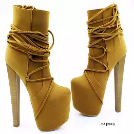 20 cm high heel platform boots