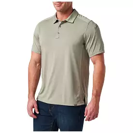 41298-1088 PLAYERA POLO MANGA CORTA 5.11 TACTICAL PARAMOUNT CREST MORTAR HTR MARCA