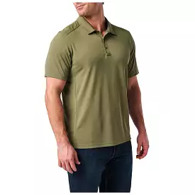 41298-837 Polo Shirt Short Sleeve Paramount Crest Tank Green Brand 5.11 Tactical