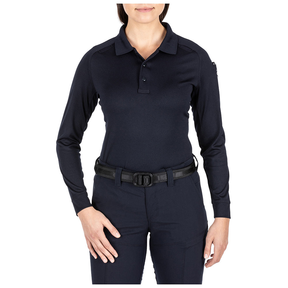 62408-724 WOMEN'S PERFORMANCE POLO SHIRT M/L NAVY 5.11 TACTICAL