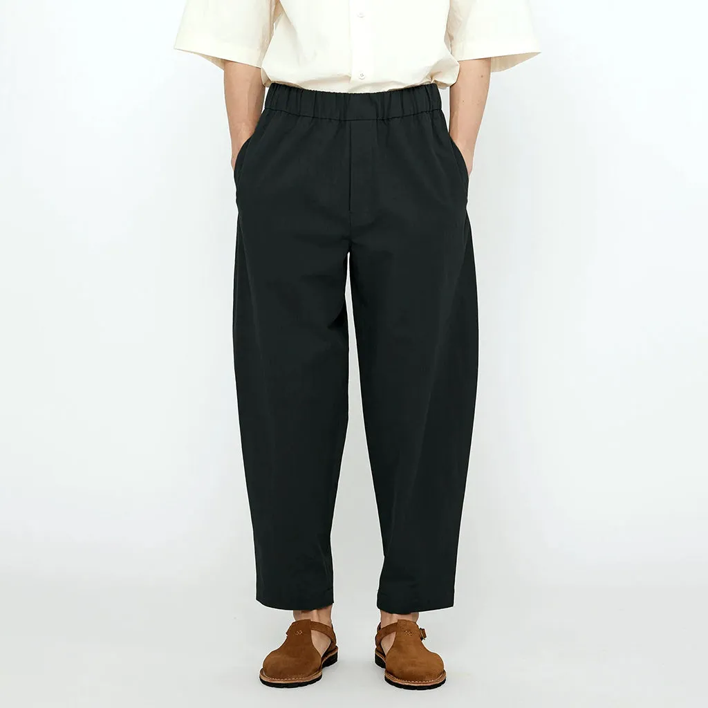 7115 Szeki Unisex Elastic Pull-Up Pants - Black