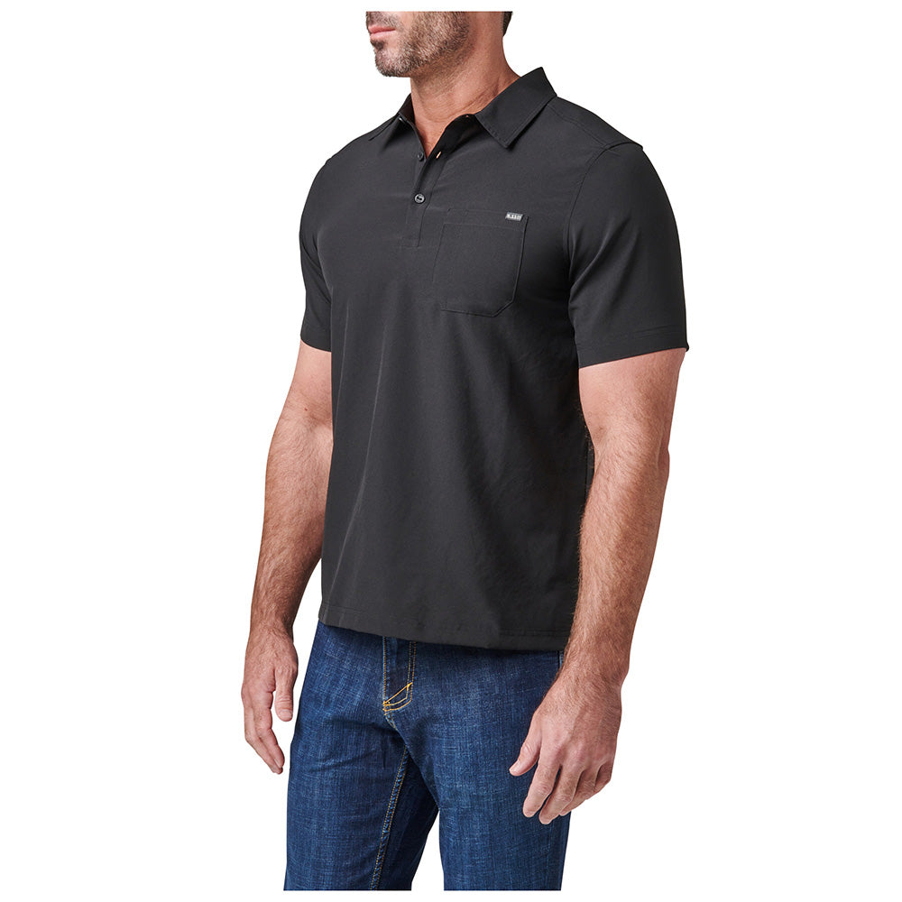 71220-019 Polo Shirt Short Sleeve Flex Black 5.11 Tactical