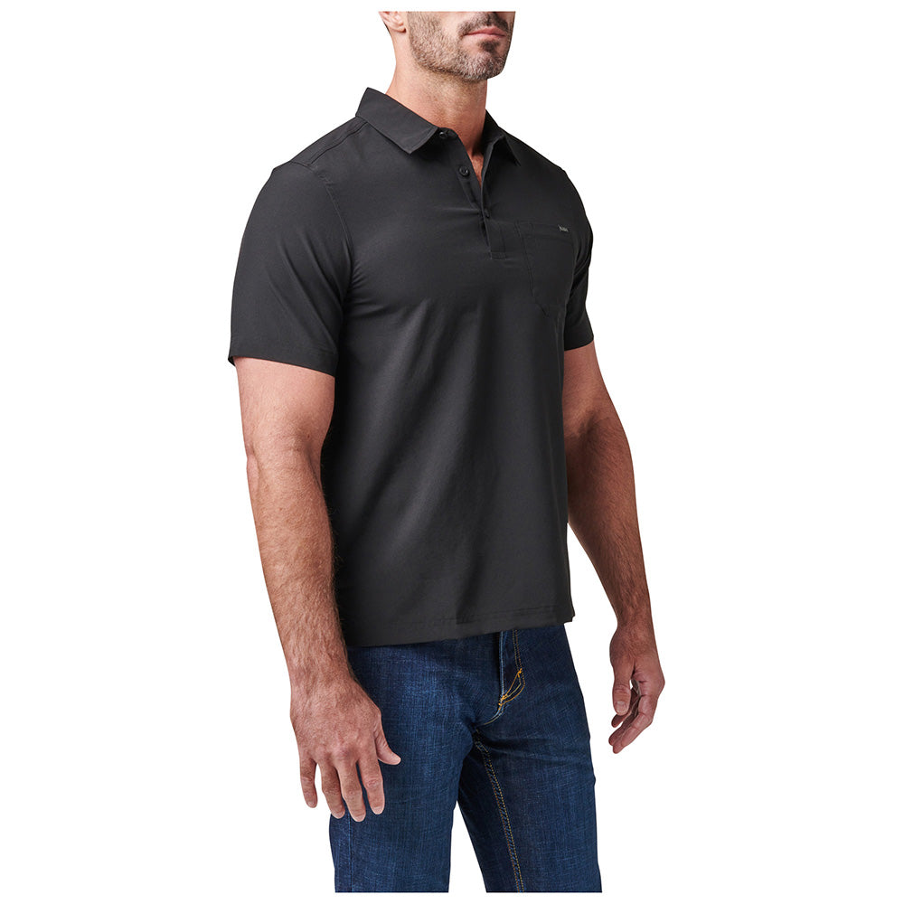 71220-019 Polo Shirt Short Sleeve Flex Black 5.11 Tactical