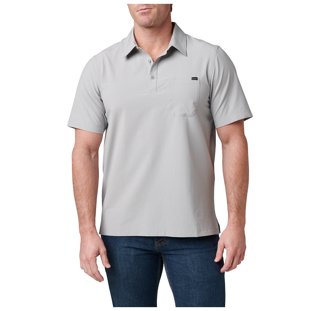 71220-020 5.11 Tactical Polo Shirt - Short Sleeve, Titan Grey