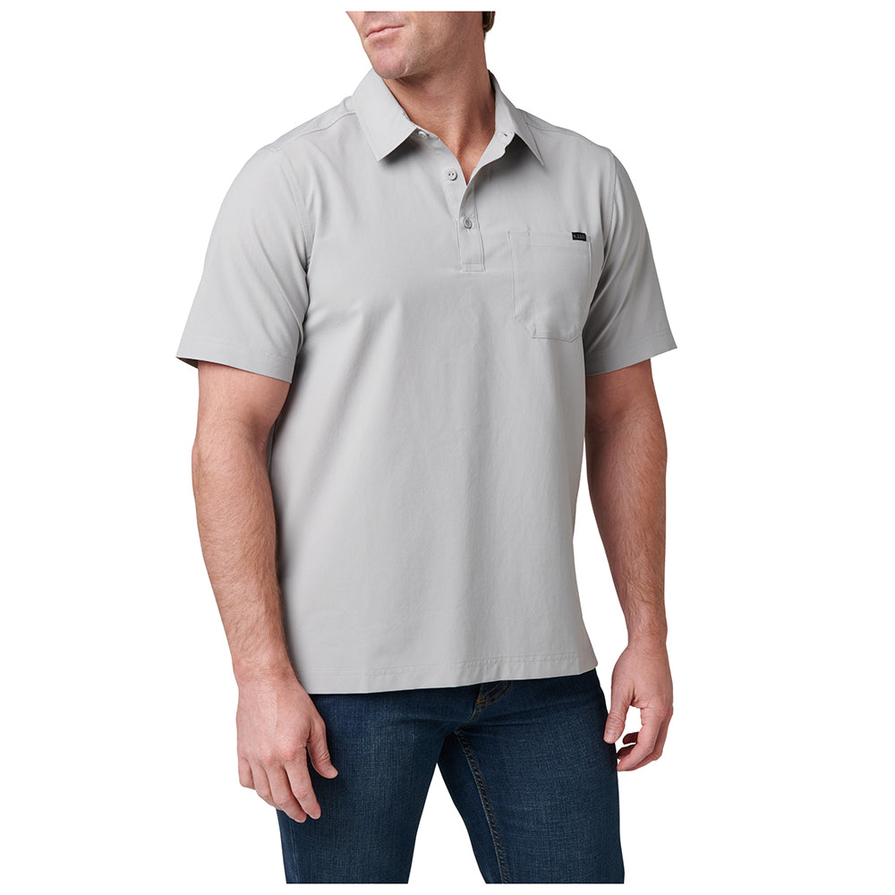 71220-020 5.11 Tactical Polo Shirt - Short Sleeve, Titan Grey