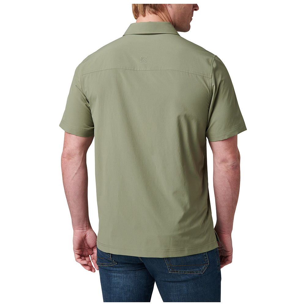 71220-837 Polo Shirt, Short Sleeve, Flex Tank Green, 5.11 Tactical