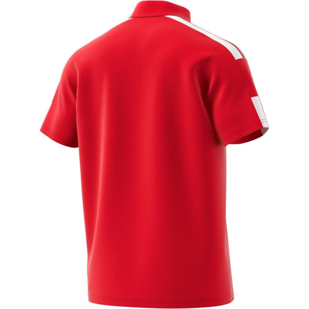 Adidas Squadra 21 Polo Shirt - Red/White.