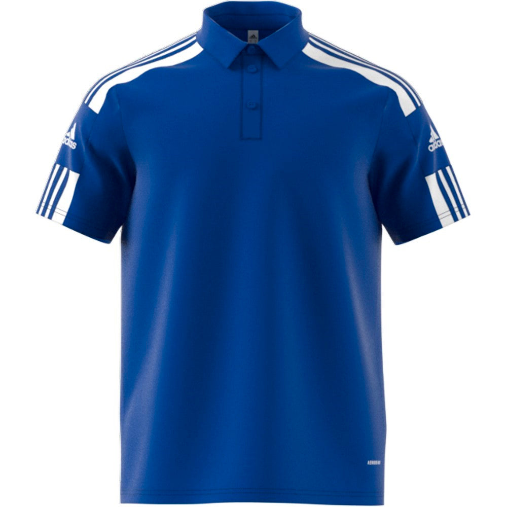 Adidas Squadra 21 Polo Shirt, Royal/White