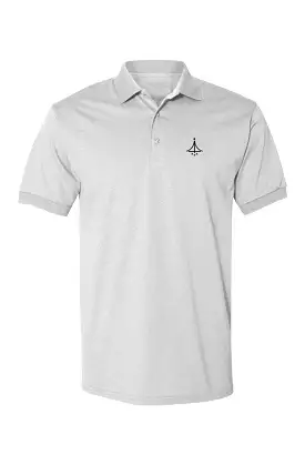 AF White/Black Bridge Polo