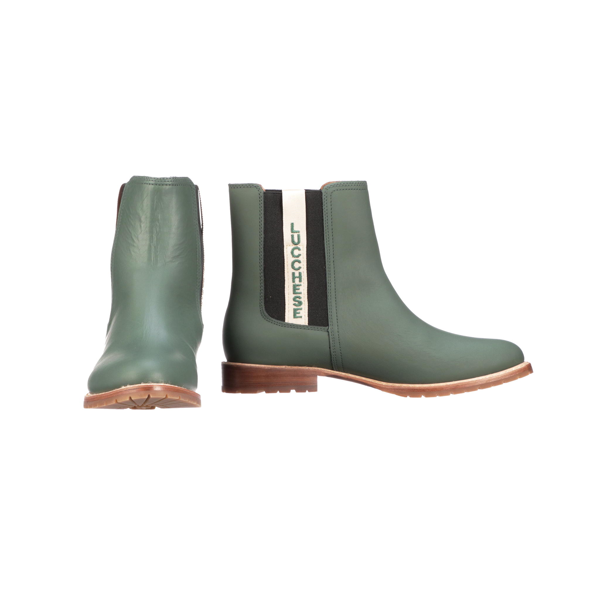 All-Weather Women's Garden Boot in Military Green and Black.