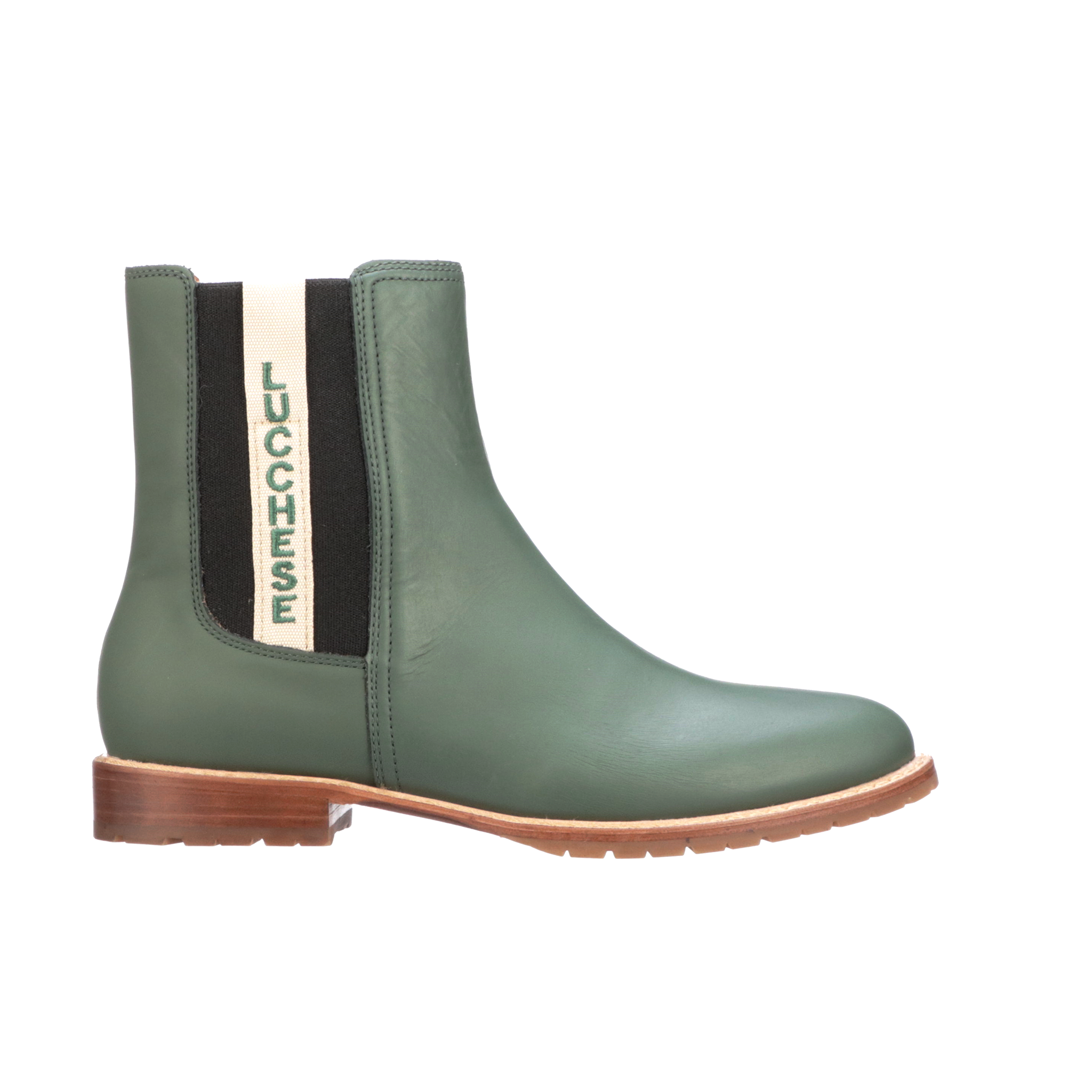 All-Weather Women's Garden Boot in Military Green and Black.