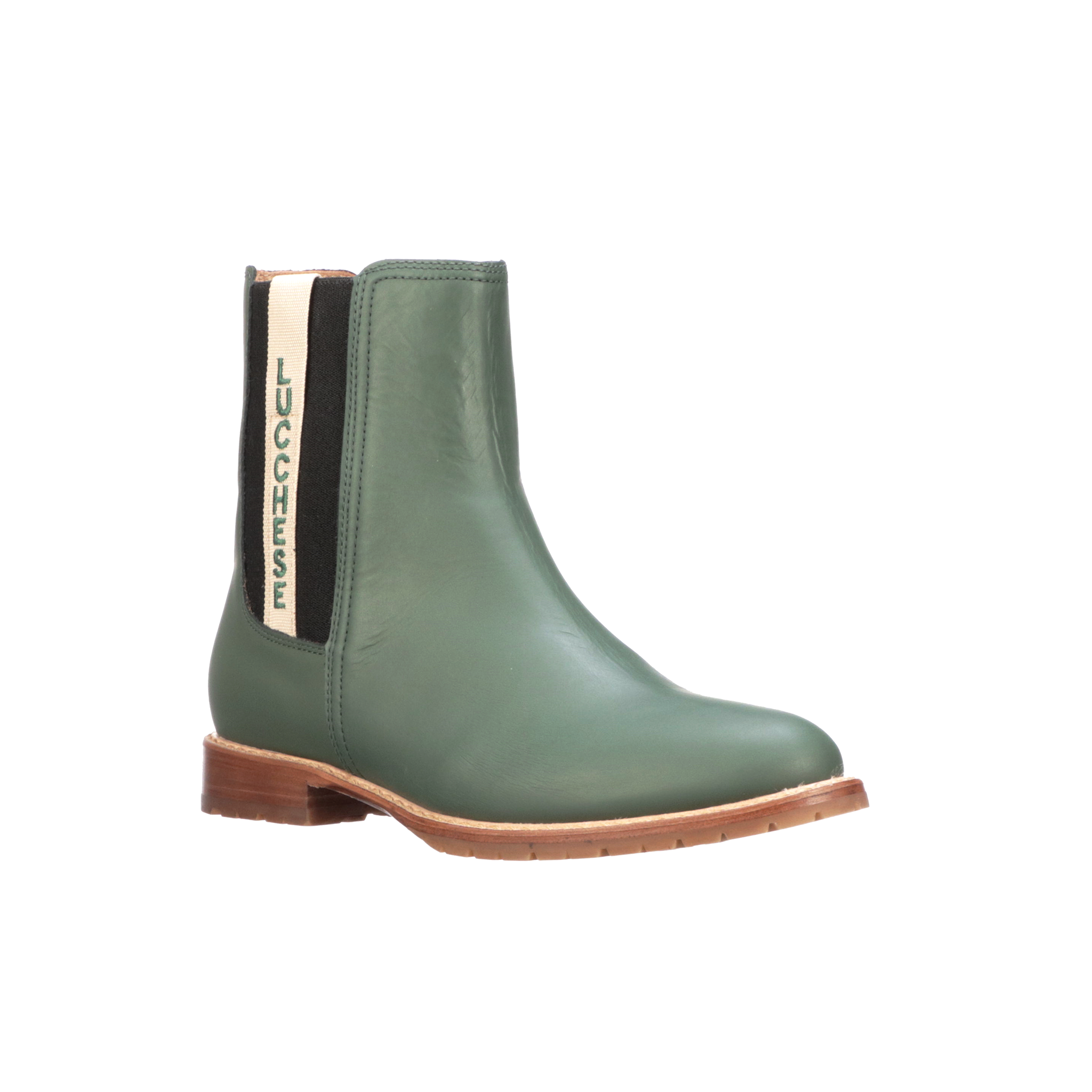 All-Weather Women's Garden Boot in Military Green and Black.