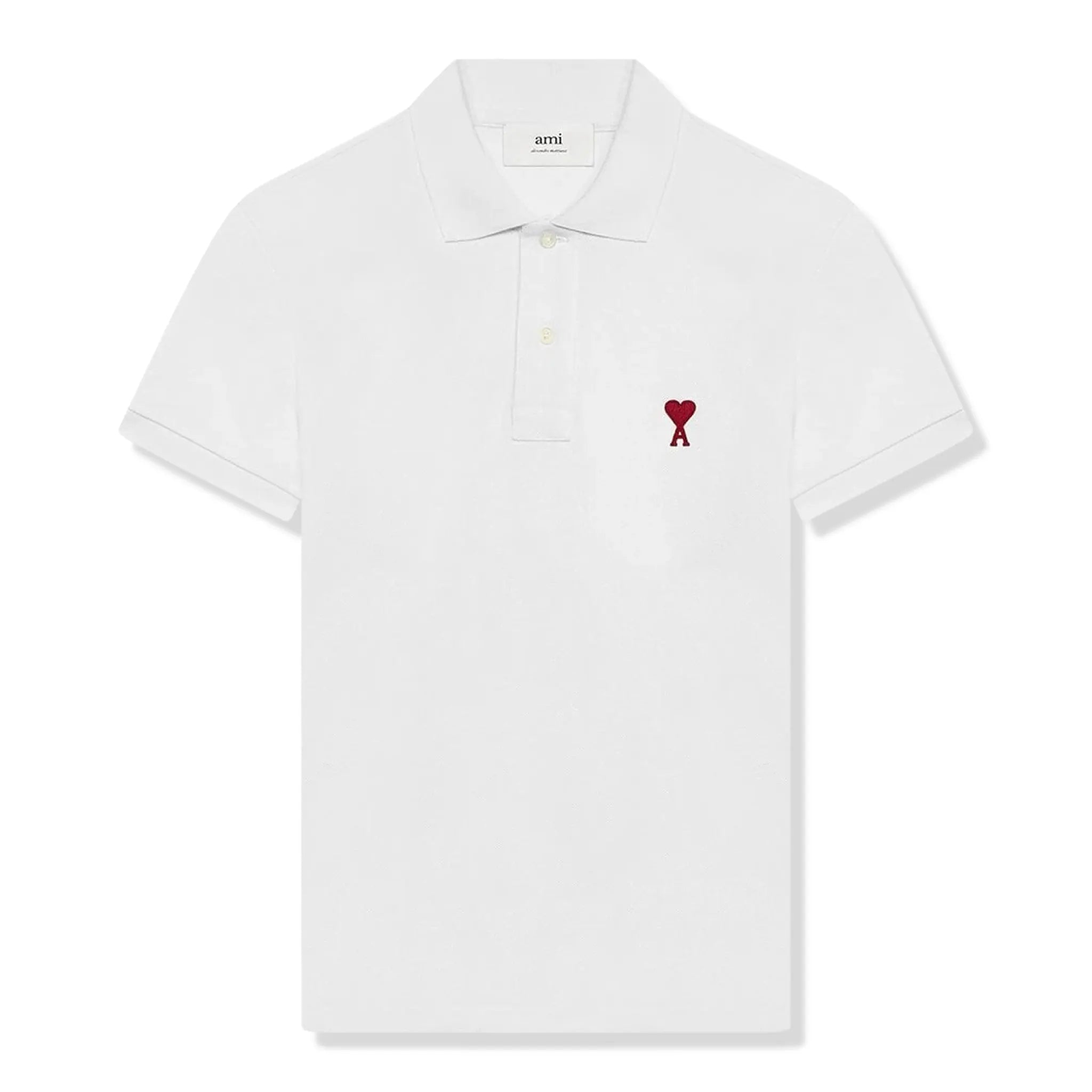 Ami Paris White Polo Shirt