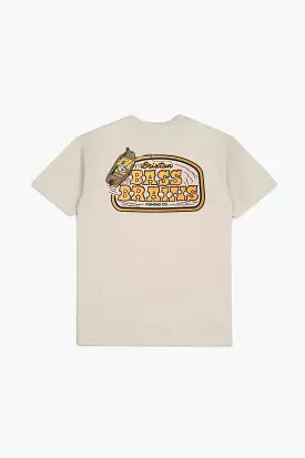 Bass Brains Boat S/S Tee Cream