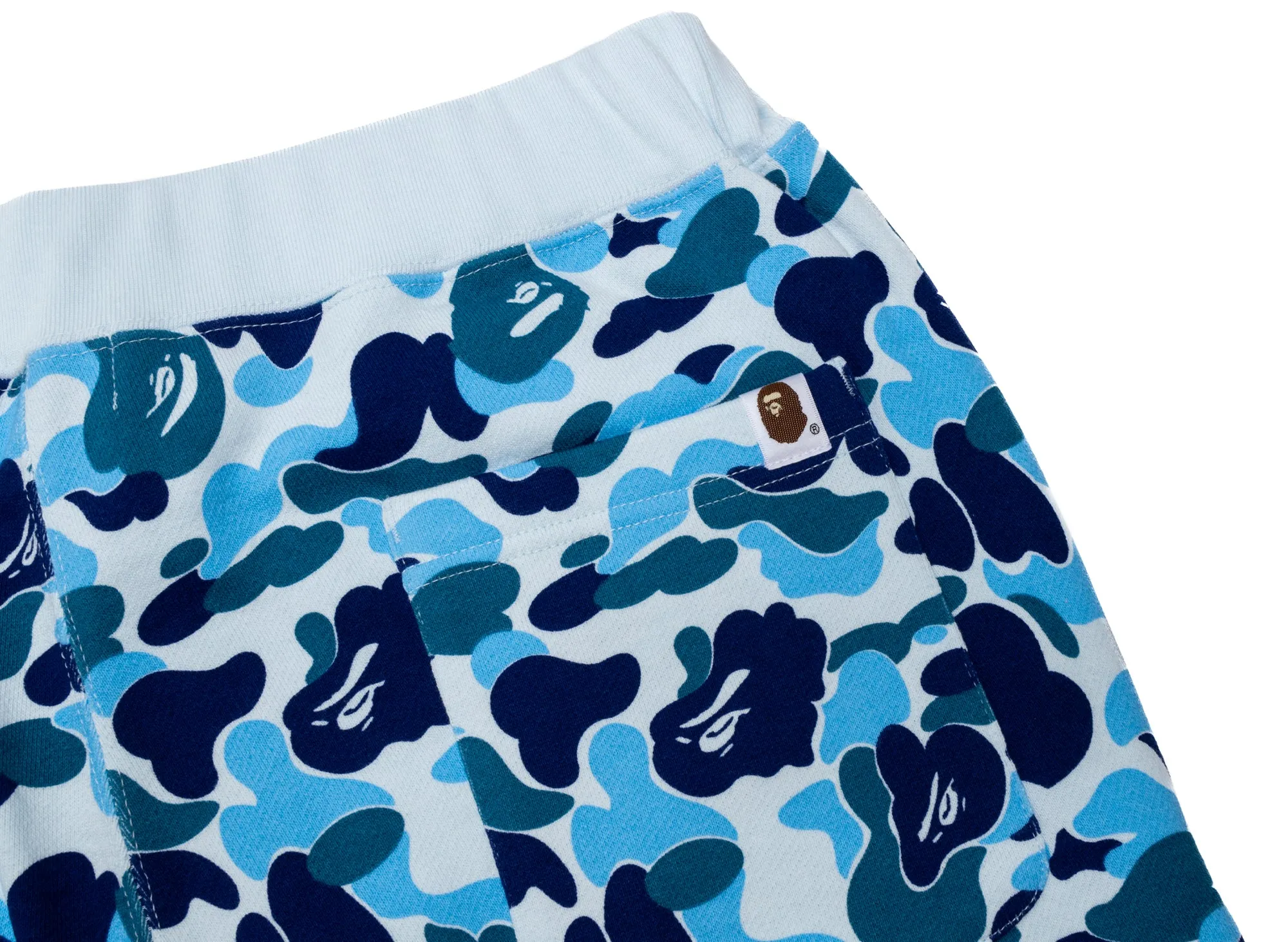 Bathing Ape ABC Camo Crystal Stone Blue Sweatpants