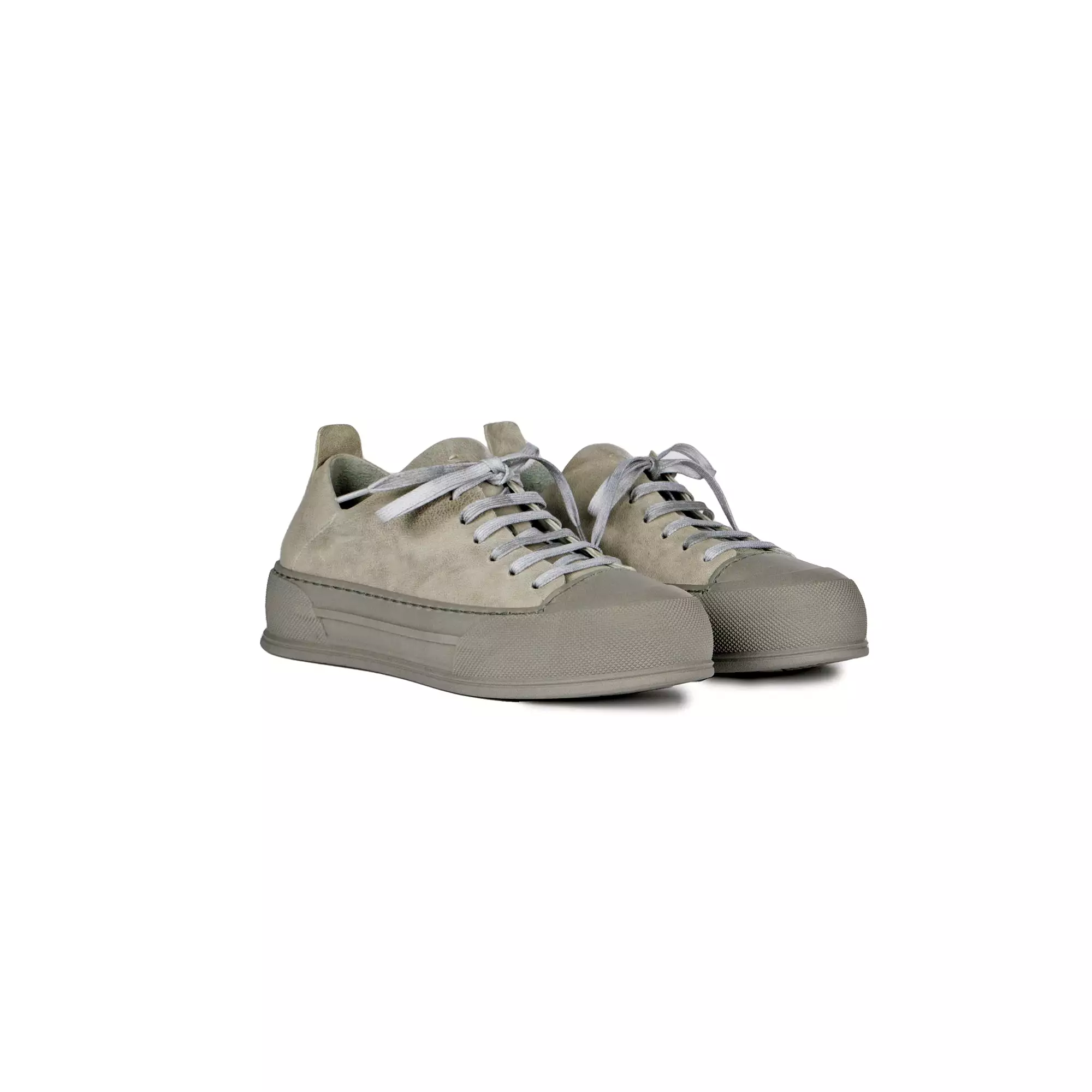 Beige Grey Vegetal Wash Sneaker