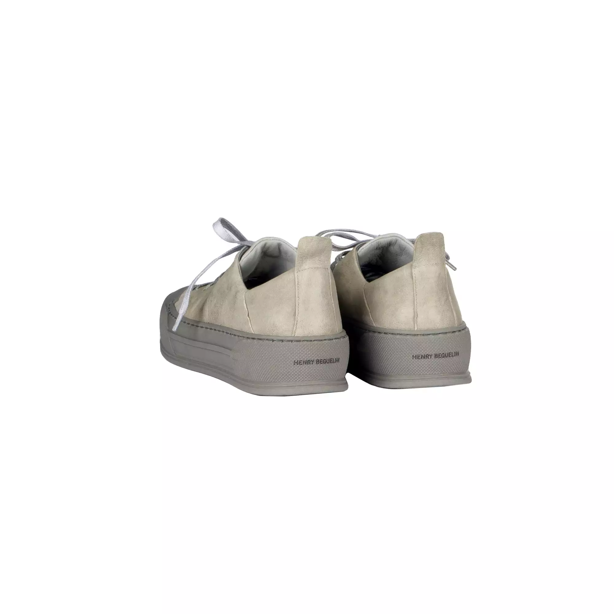 Beige Grey Vegetal Wash Sneaker