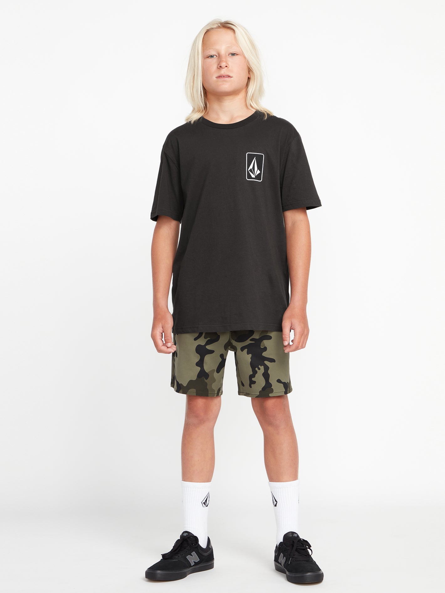 Big Boys Green Short Sleeve Tee - Jungle Color