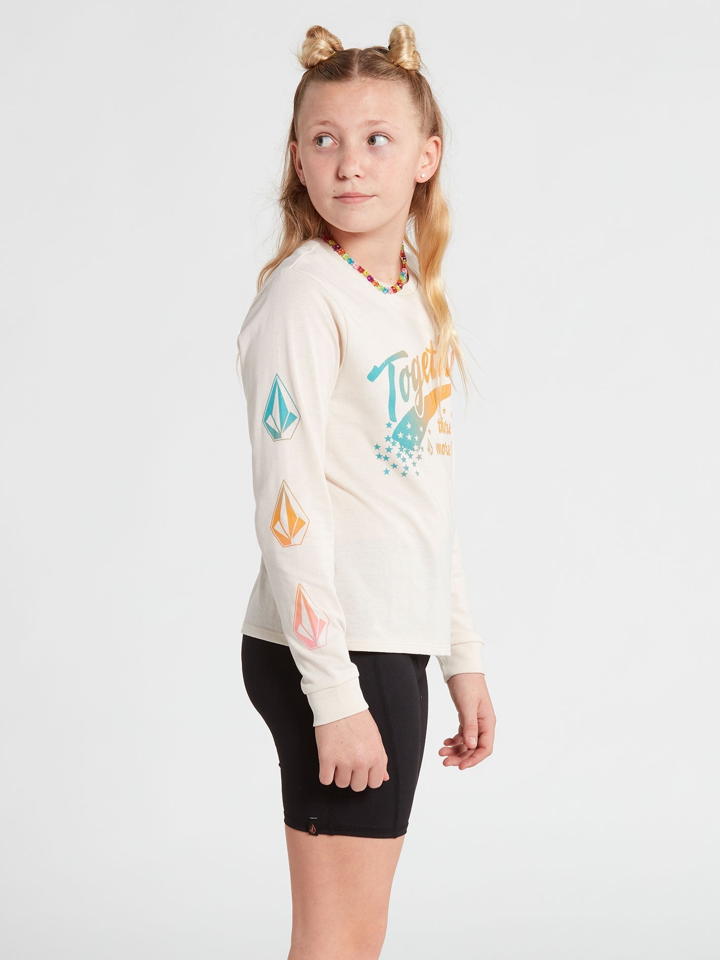 Big Girls Stoke Long Sleeve Tee - Bone