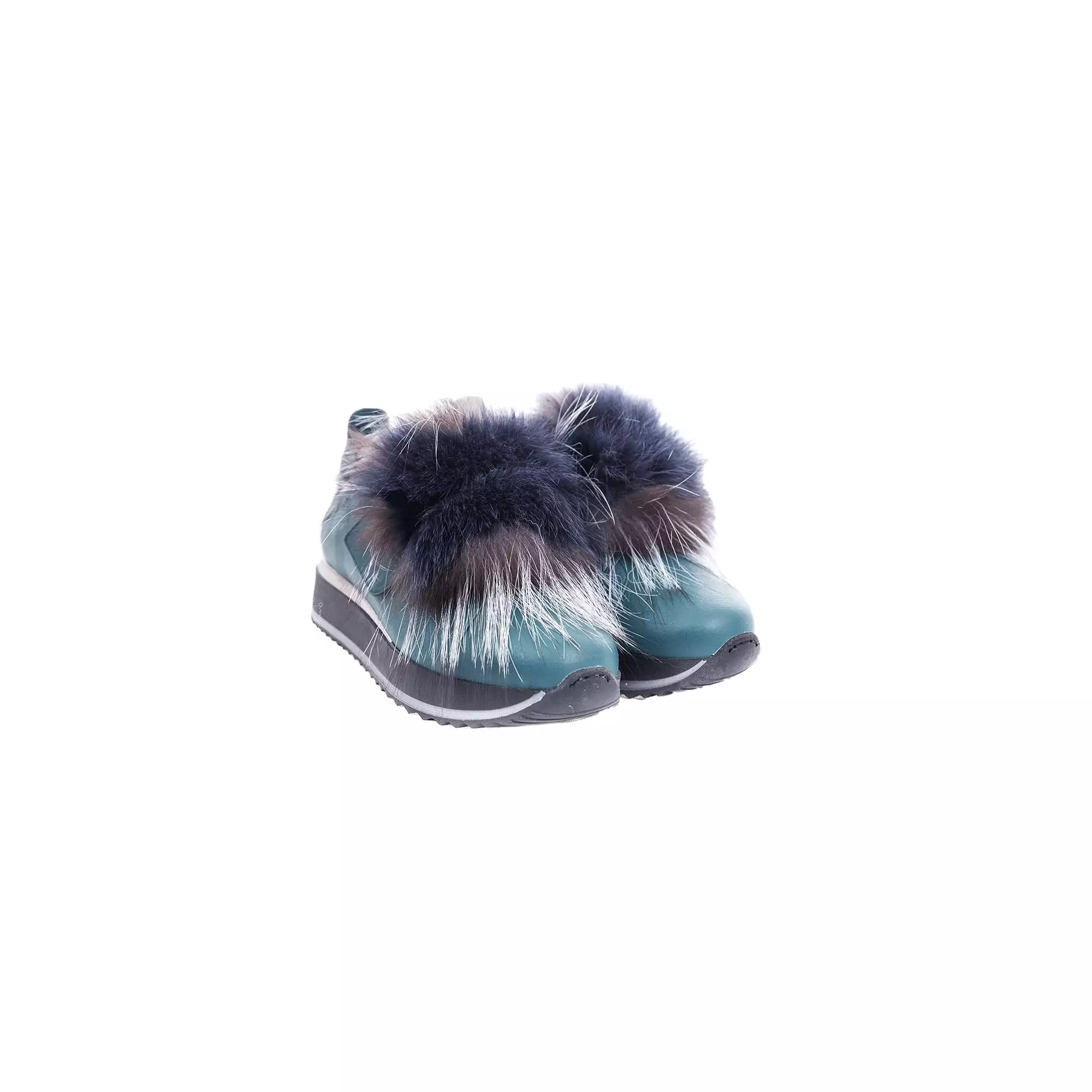 Blue Cervo Fur Sneaker