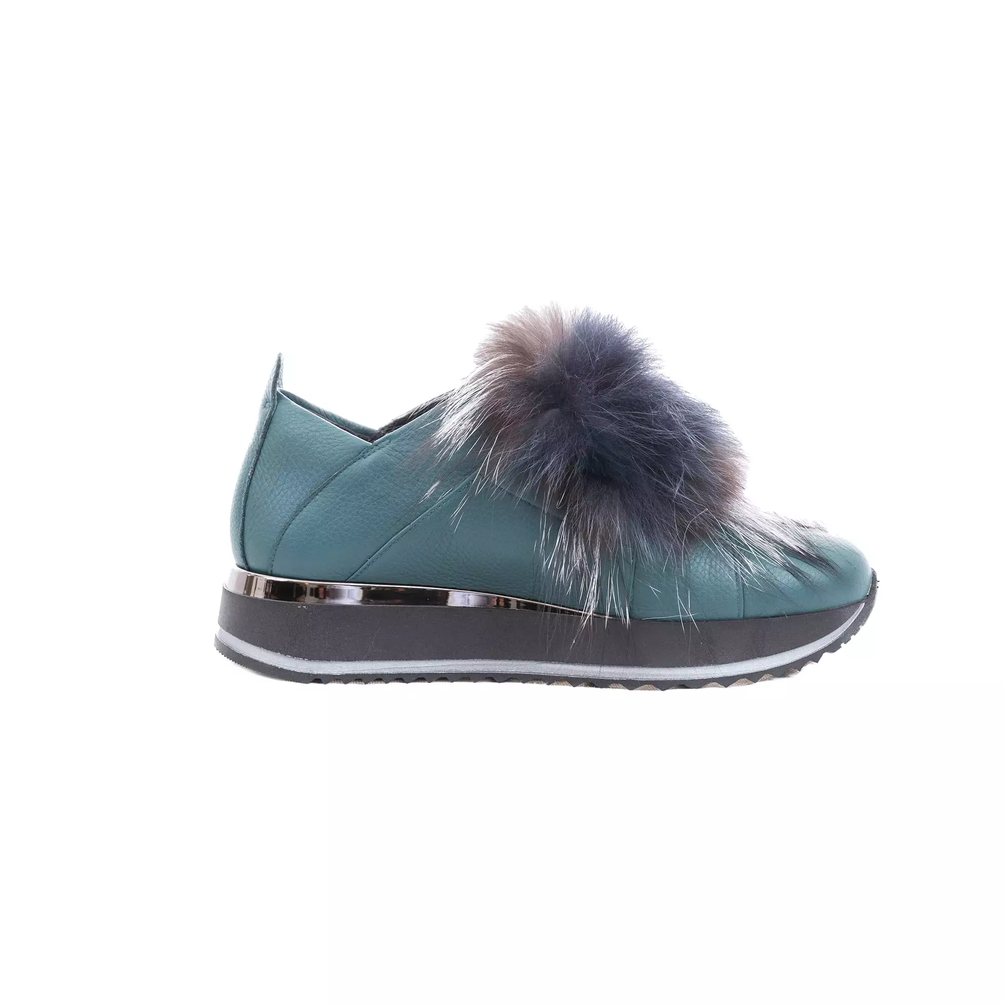 Blue Cervo Fur Sneaker