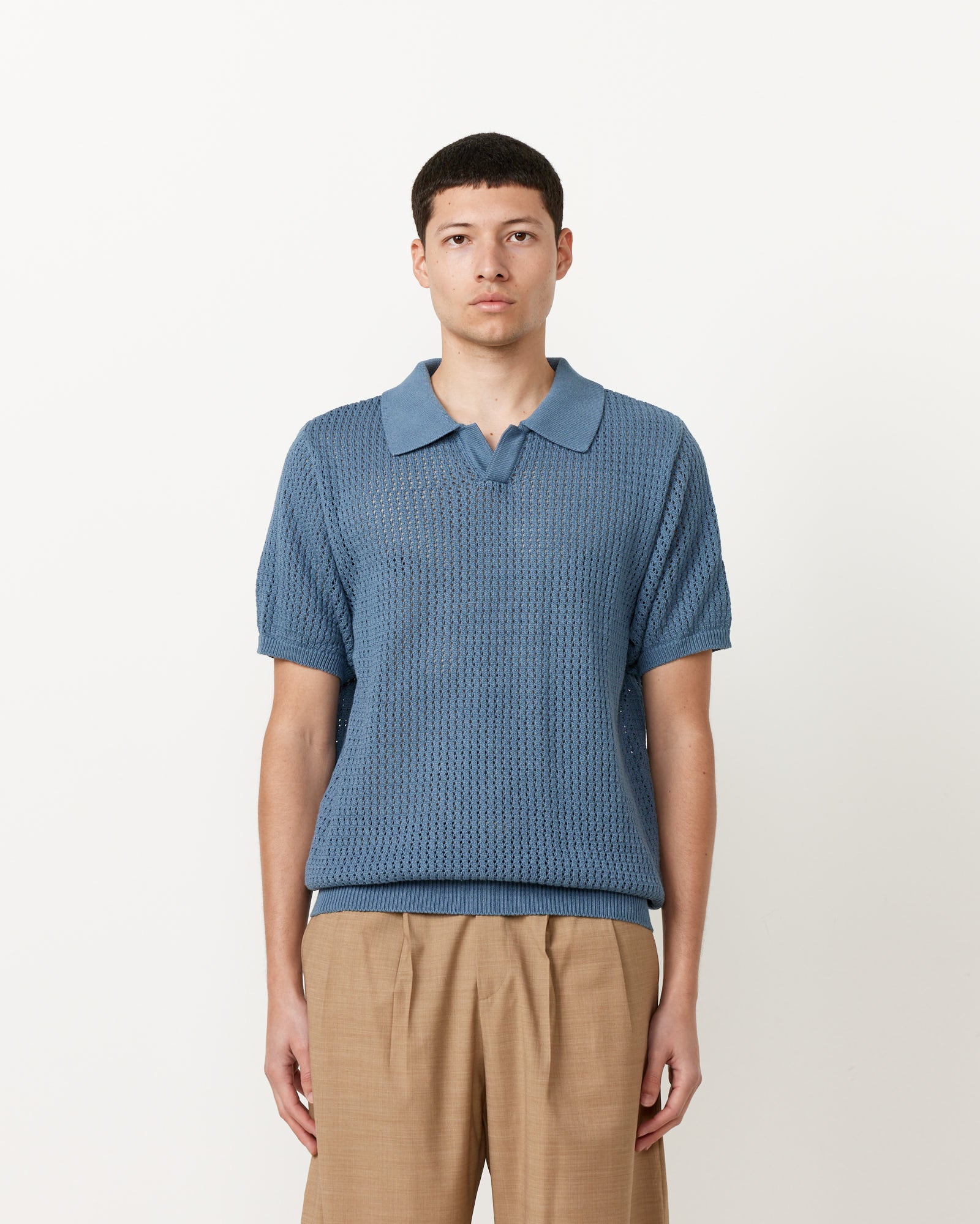 Blue Yuma Polo Shirt - Top Choice for Stylish Men