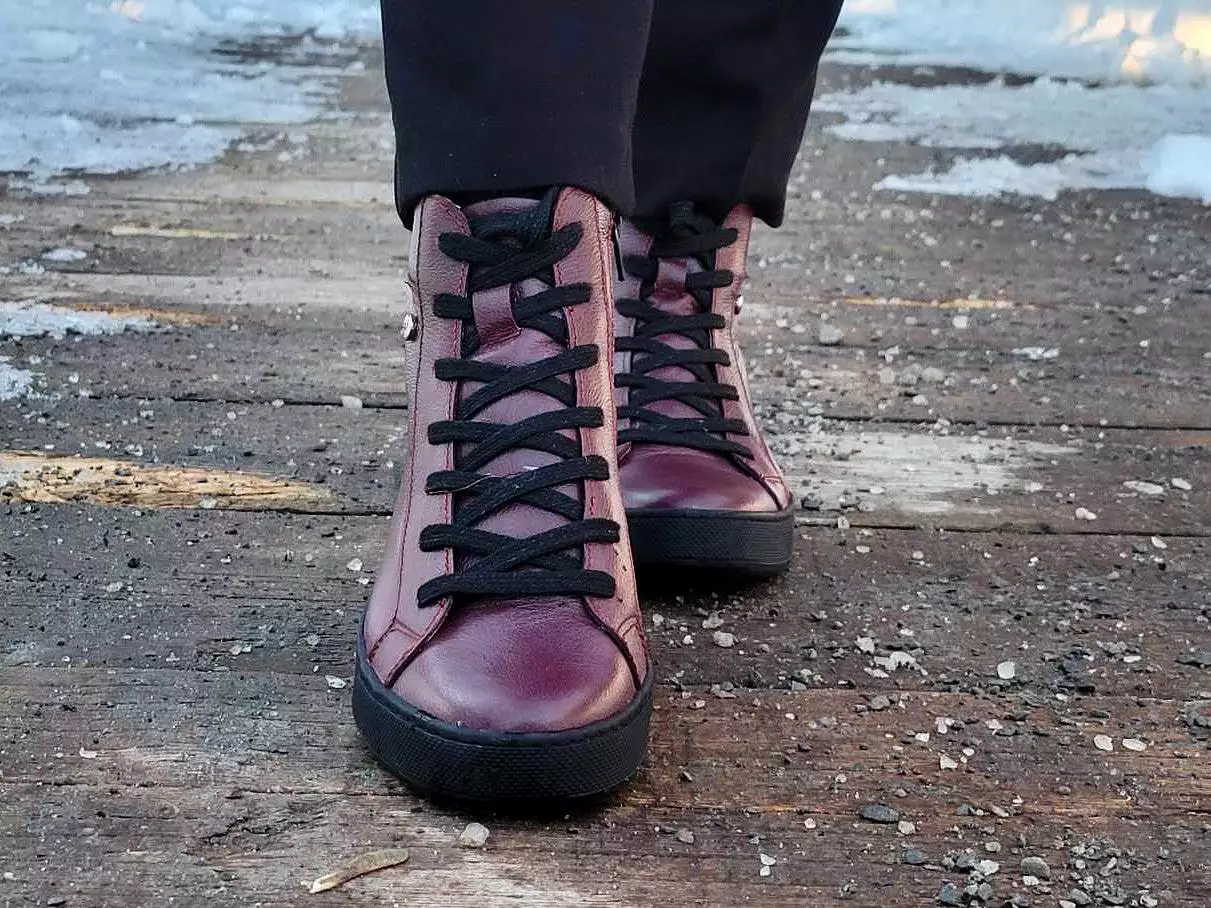 Burgundy Leather high top sneaker - Top result: Burgundy Leather high top sneaker for sale