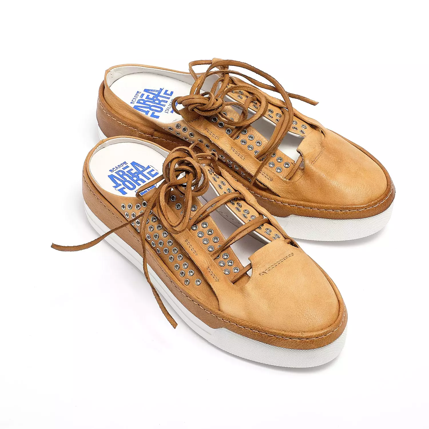 Carolyn Lace Sabot sneaker - naturale calf sand.