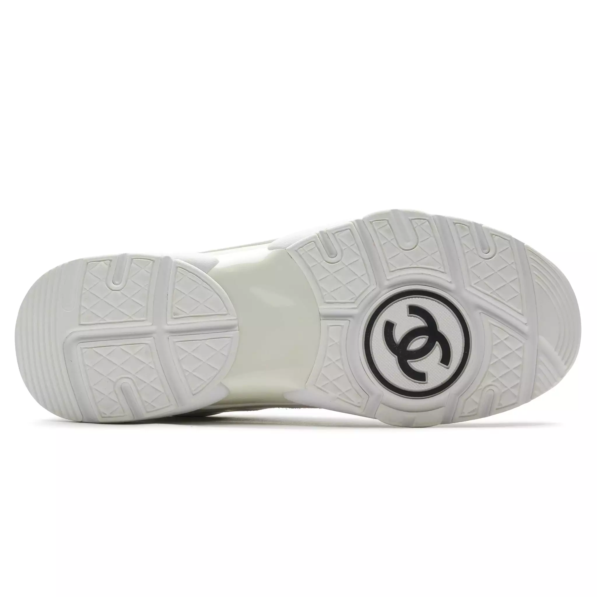 Chanel CC Logo White Sneaker for Sale - Used