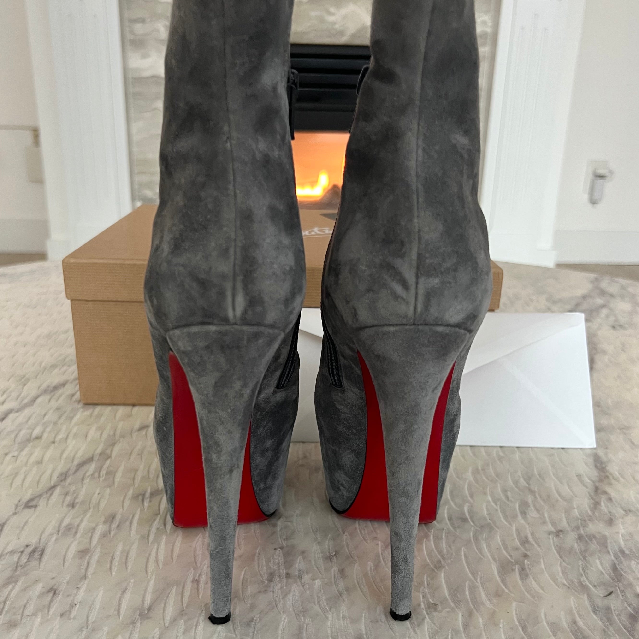 Christian Louboutin Daf Booty 160 Boots - Christian Louboutin Daf Booty 160, Authentic Luxury Designer Boots, Shop Now