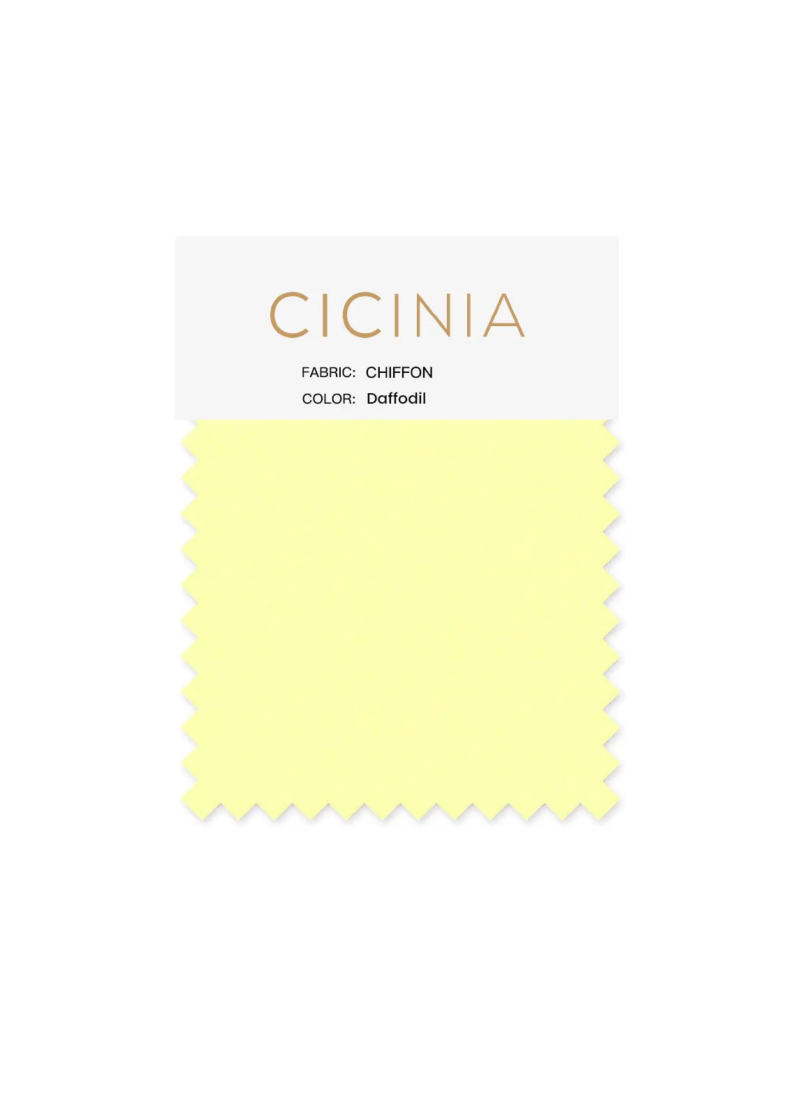 Cicinia NUANCIERS en Mousseline