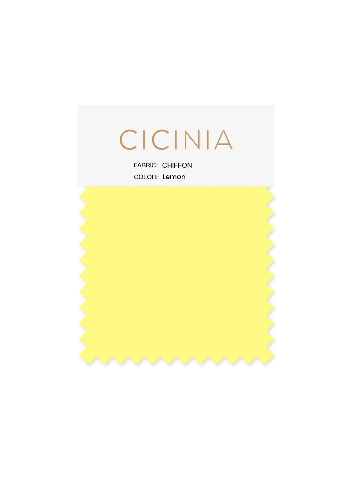 Cicinia NUANCIERS en Mousseline