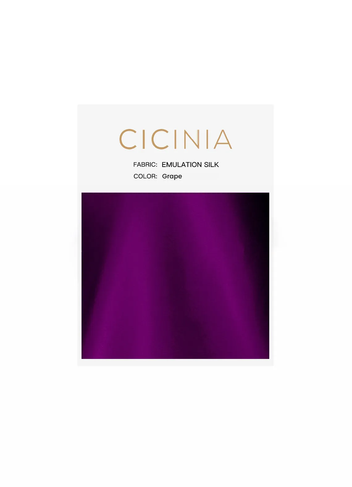 Cicinia NUANCIERS en Satin Doux