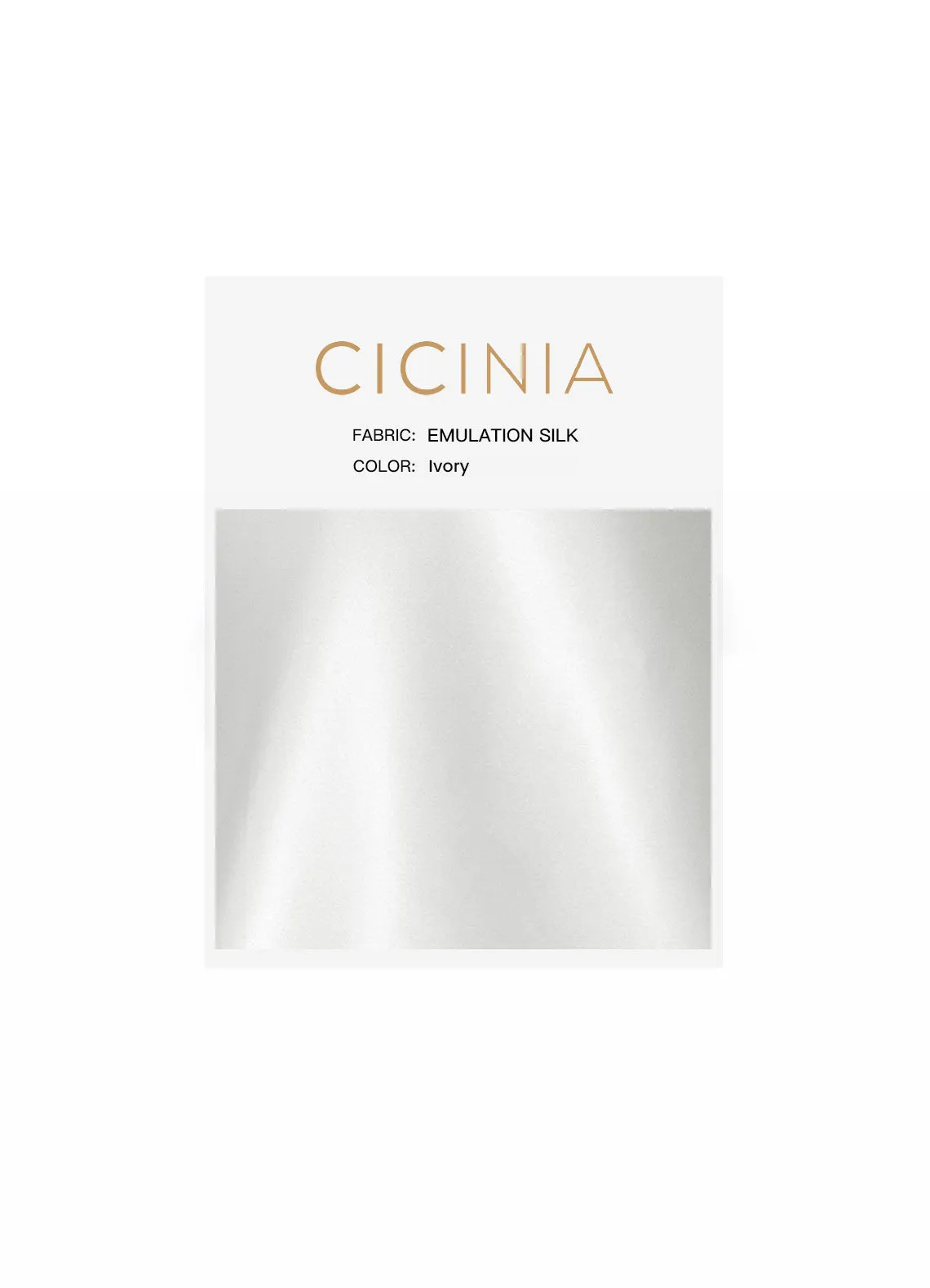 Cicinia NUANCIERS en Satin Doux