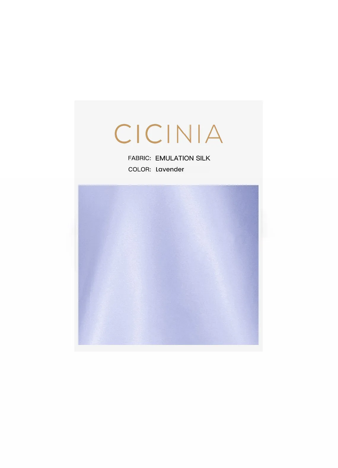 Cicinia NUANCIERS en Satin Doux