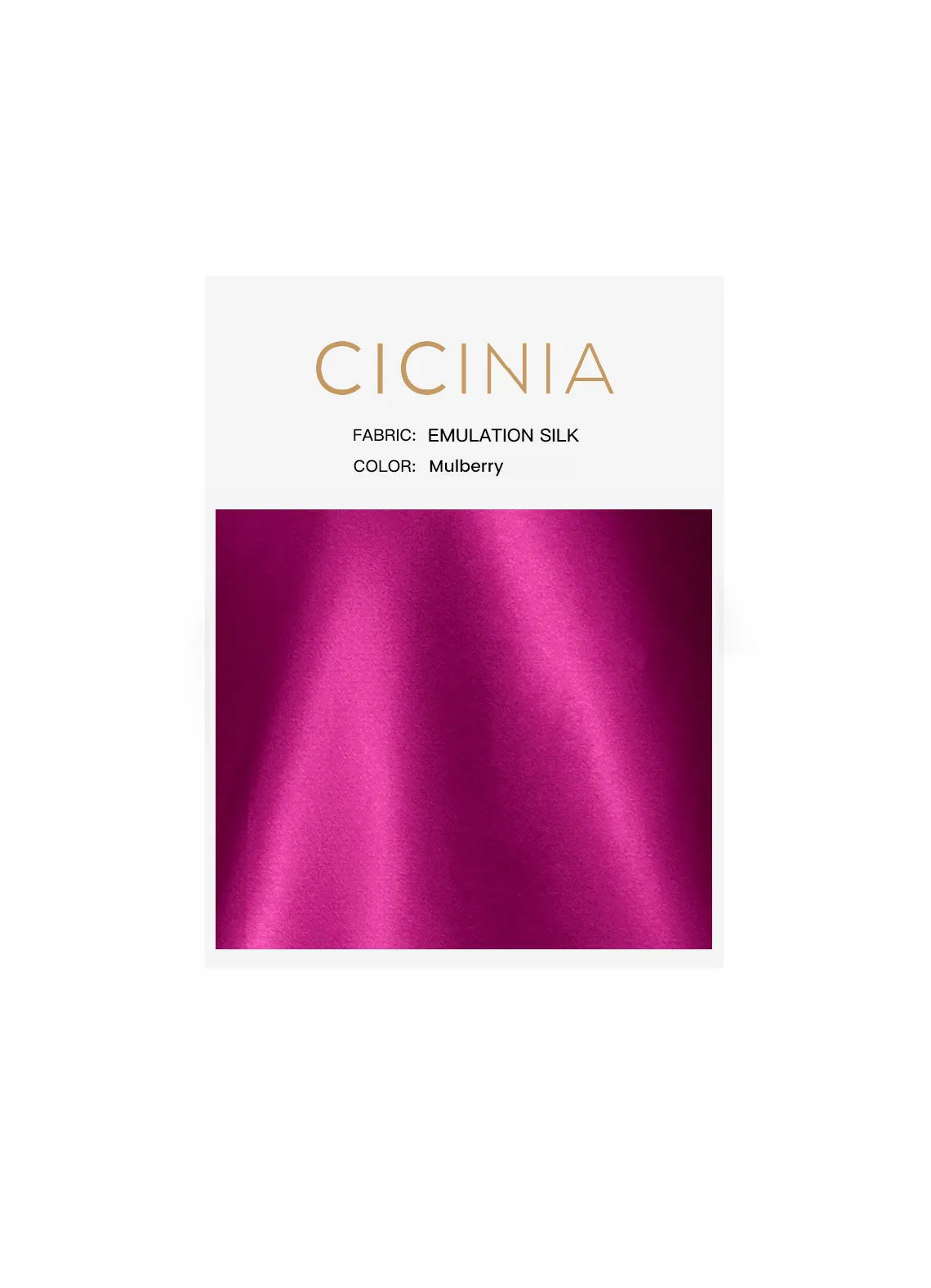 Cicinia NUANCIERS en Satin Doux