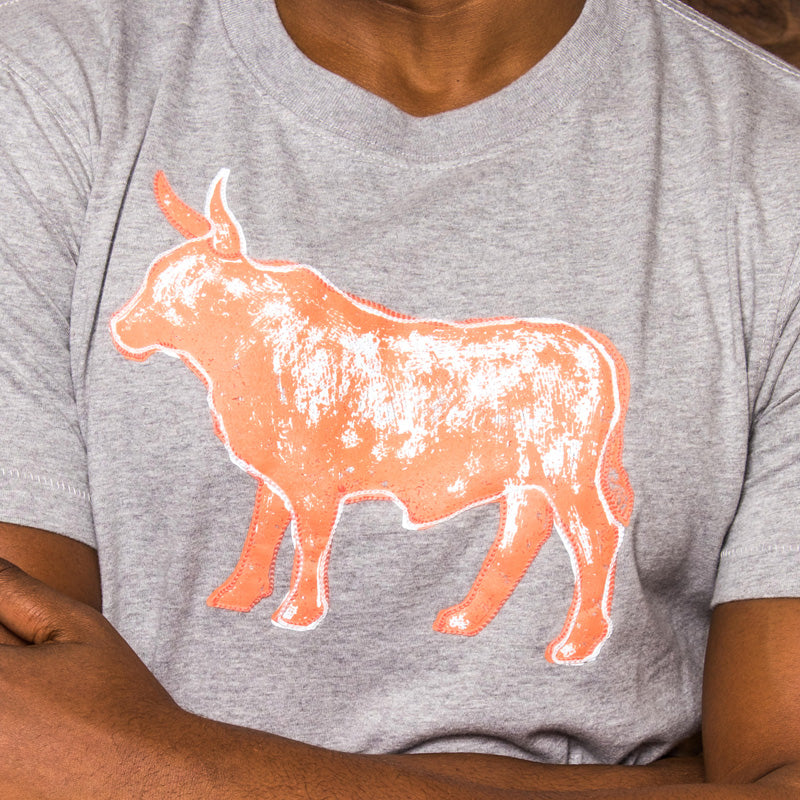 Colorful African Print Nguni Crew T-Shirt - Vervet