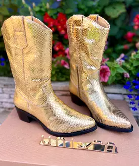 Cowboy Boots in Gold for Sale | Best Deals on Gold Cowboy Boots | Shop Now