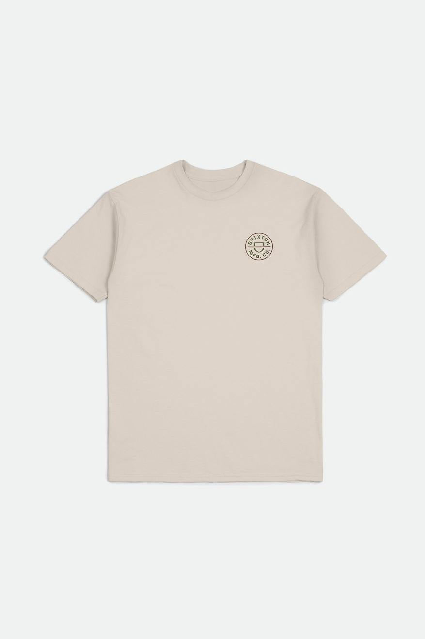 Crest 2 Short Sleeve Standard T-shirt - Cream/Sea Kelp/Sepia