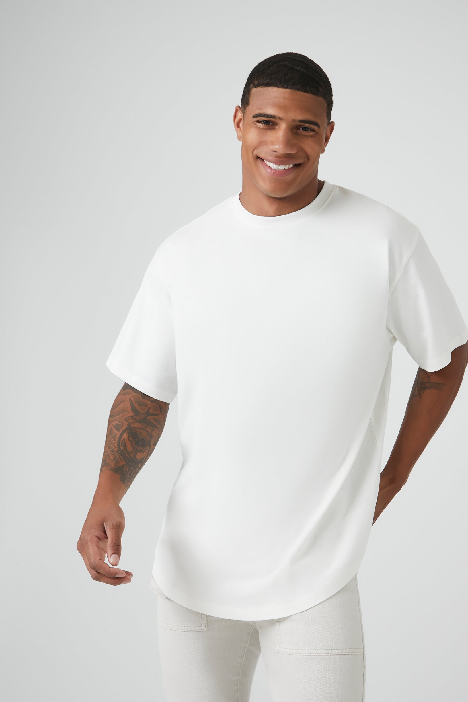 Curved Hem Tee