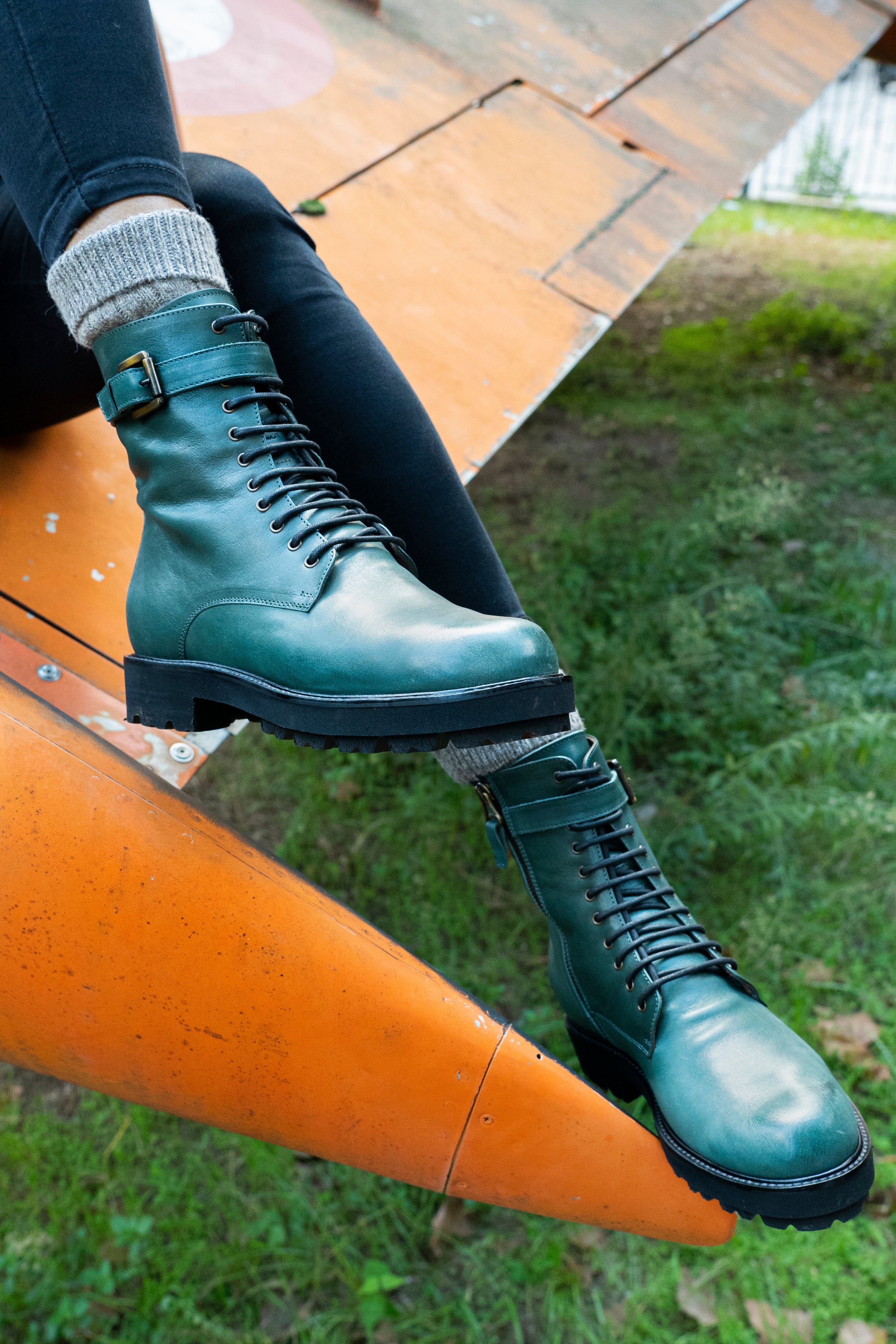 Desert Boots: Serene amphibious footwear.