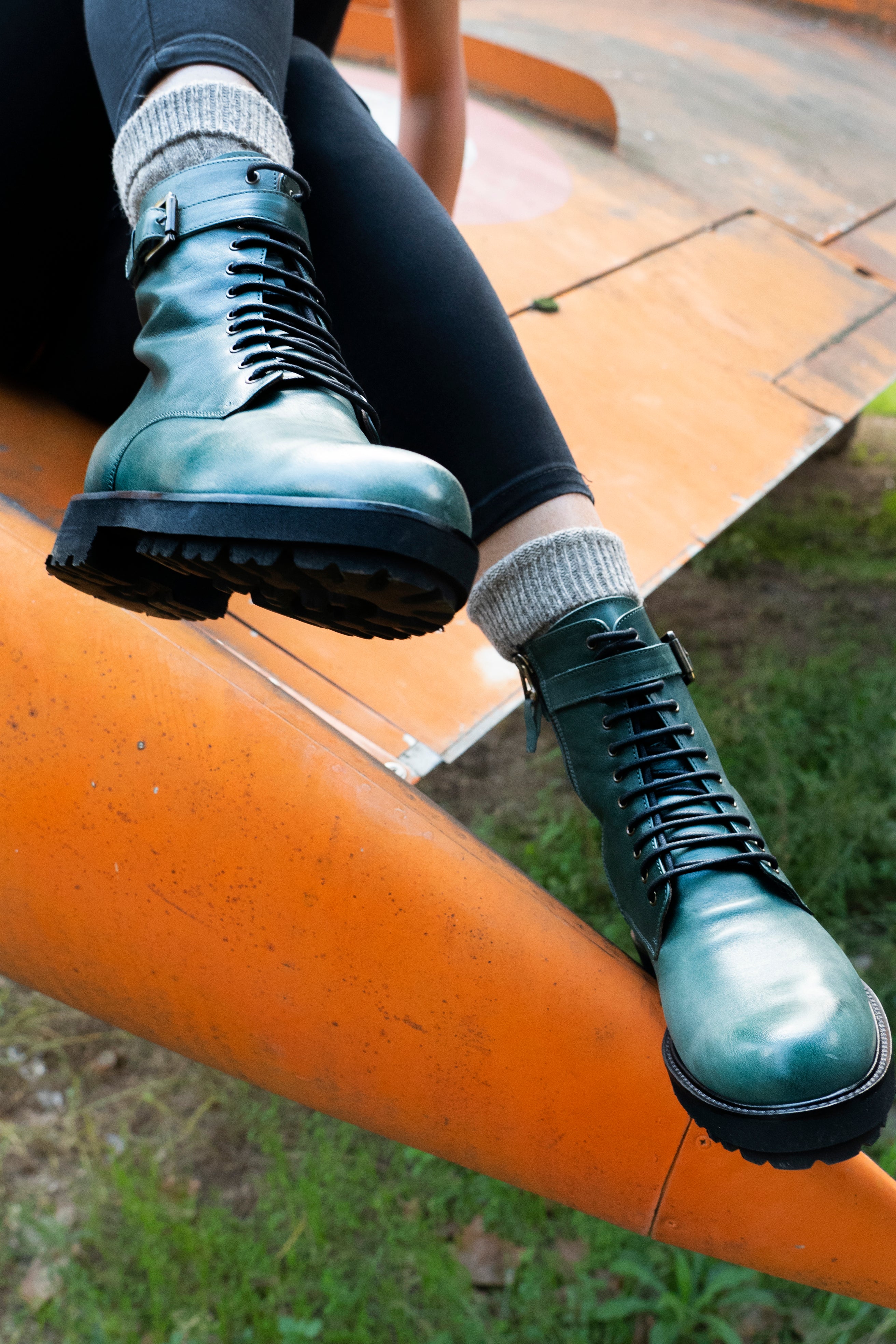 Desert Boots: Serene amphibious footwear.