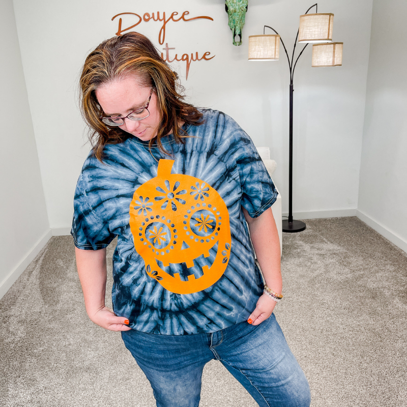 Dia De Pumpkin Halloween Graphic T-Shirt