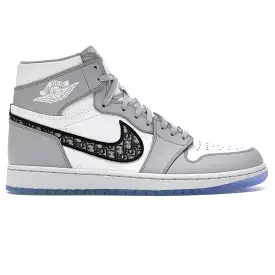 Dior Air Jordan 1 High OG Grey Sneaker