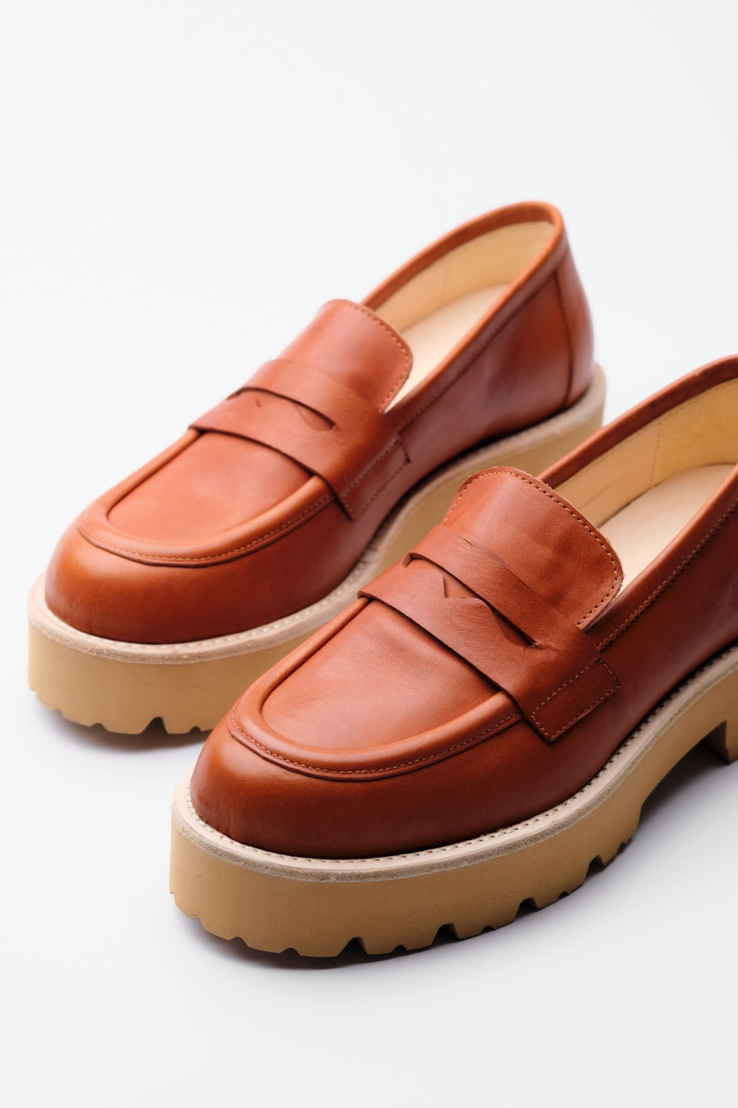 Dune Brown Suede Loafers