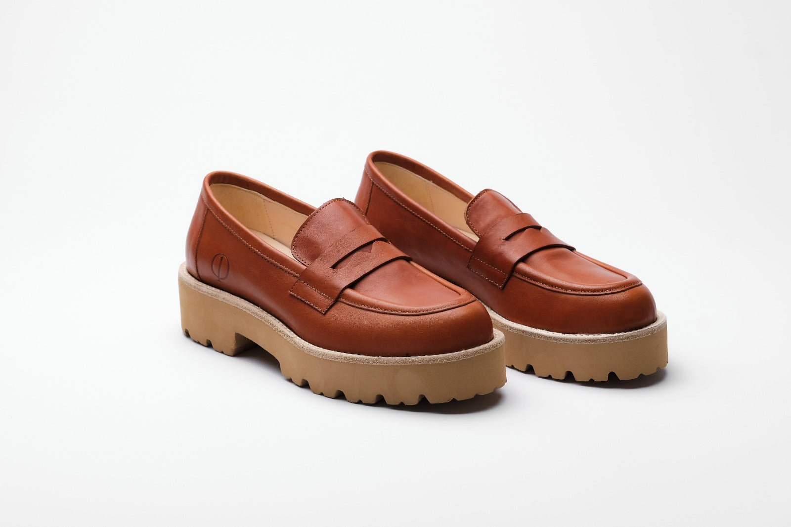 Dune Brown Suede Loafers