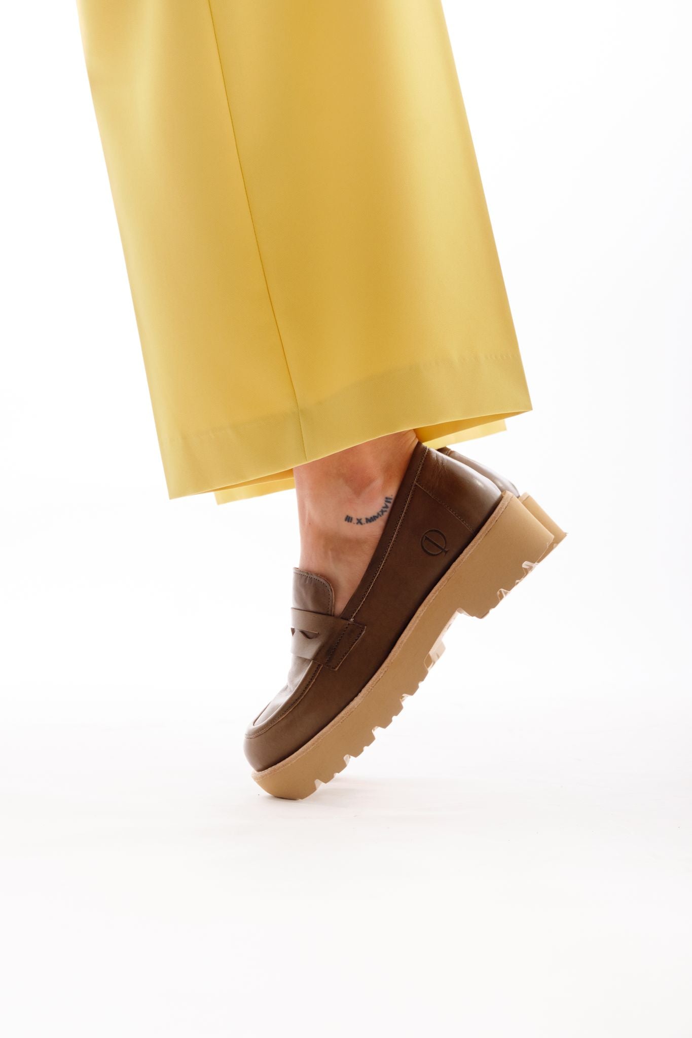 Dune Olive Loafer