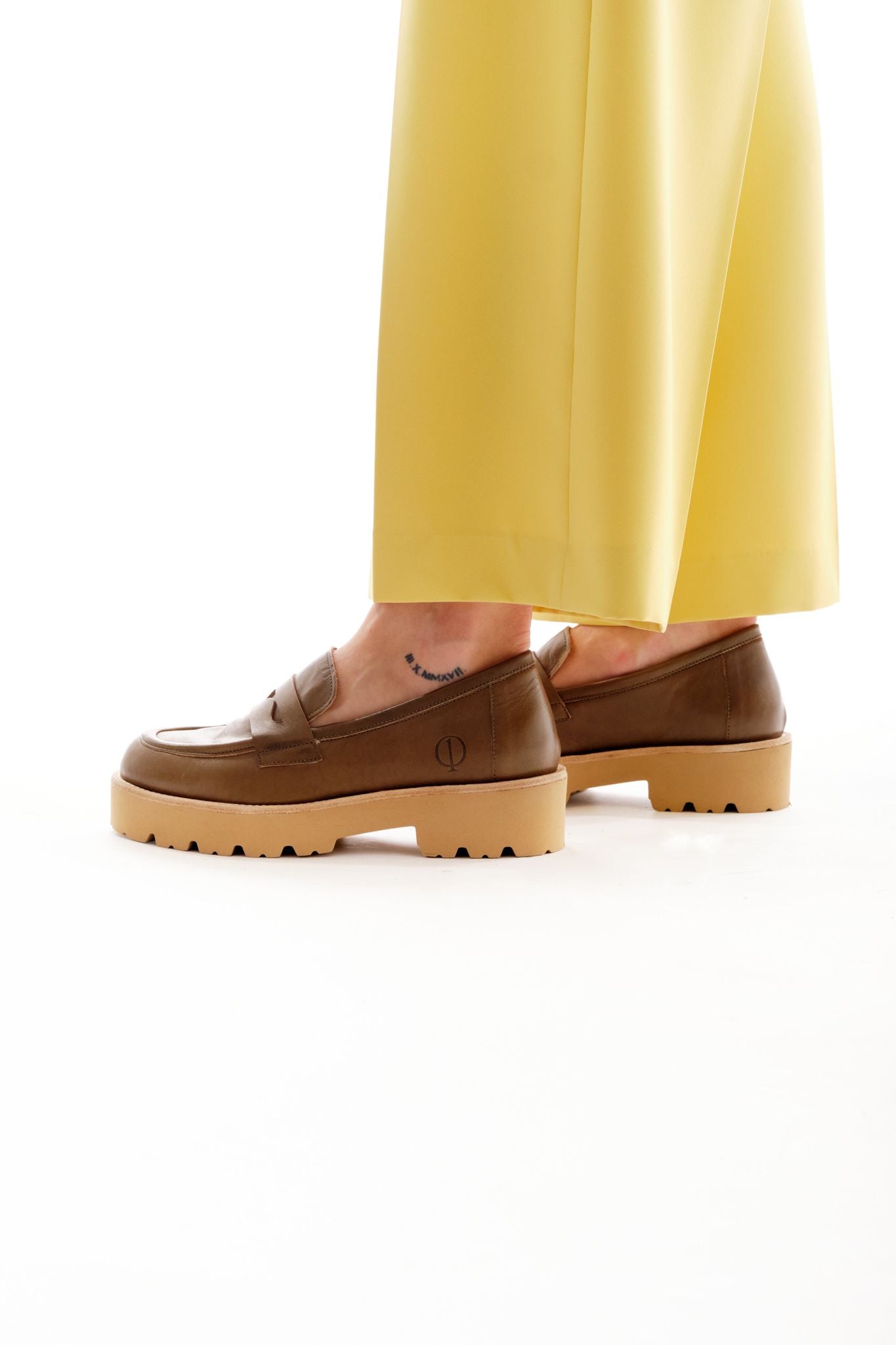 Dune Olive Loafer