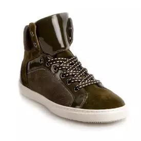 FALKLAND Olive high-top Sneaker can be rewritten as Olive high-top Sneaker FALKLAND for better Google SEO.