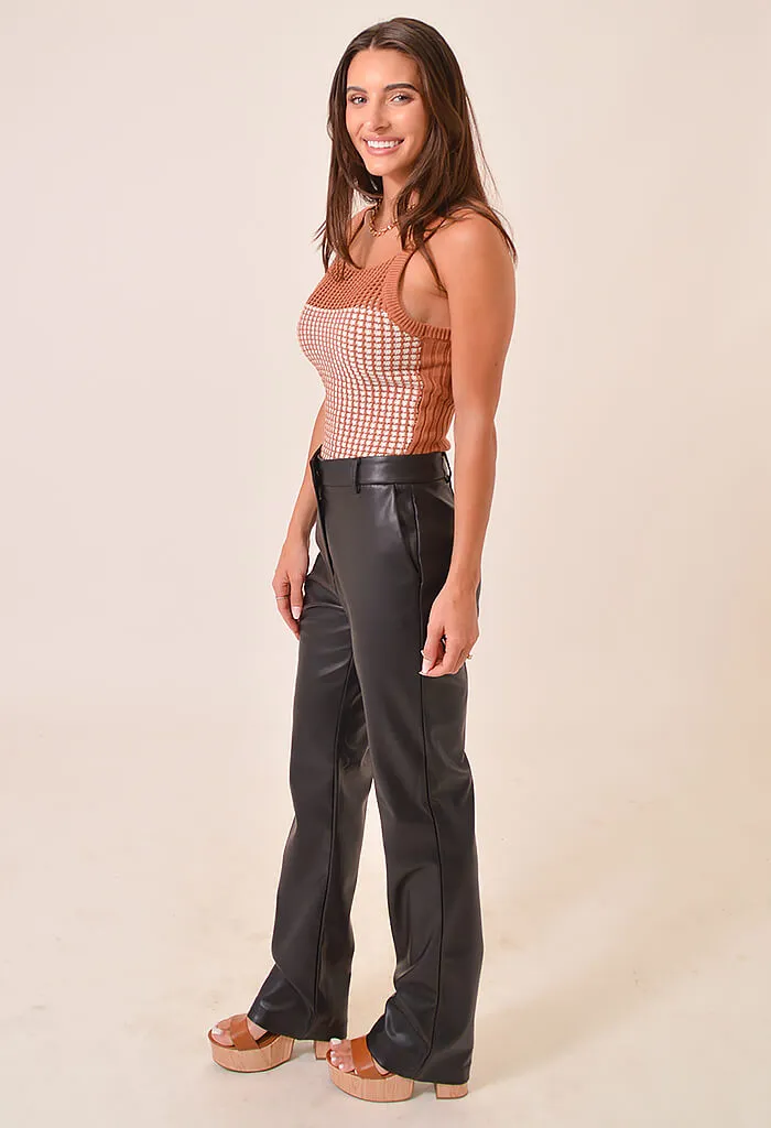 Faux Leather Pants - Mercer